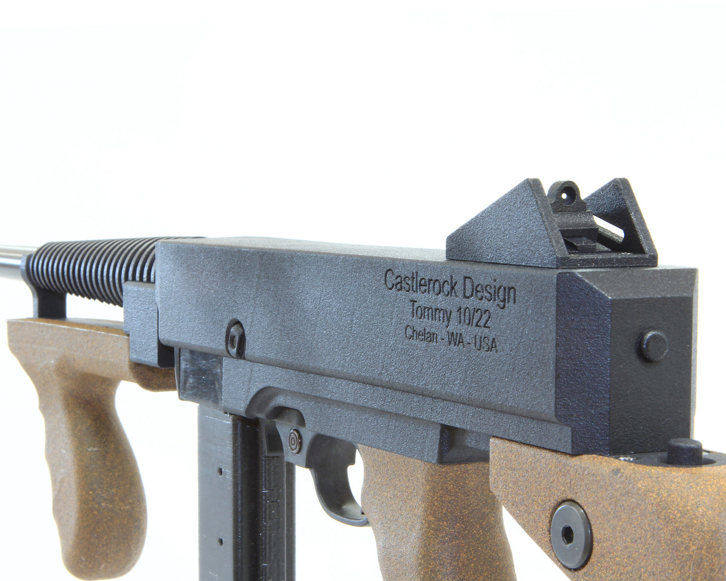 Gangster Tommy 10/22 #2 (Vertical grip and barrel fins)