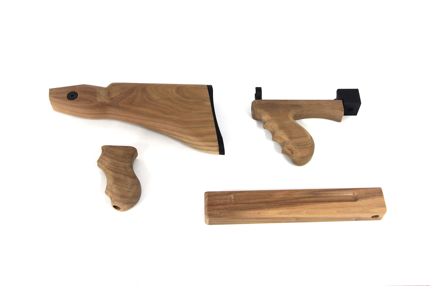 Unfinished walnut Combo Kit (horizonal and vertical grips)