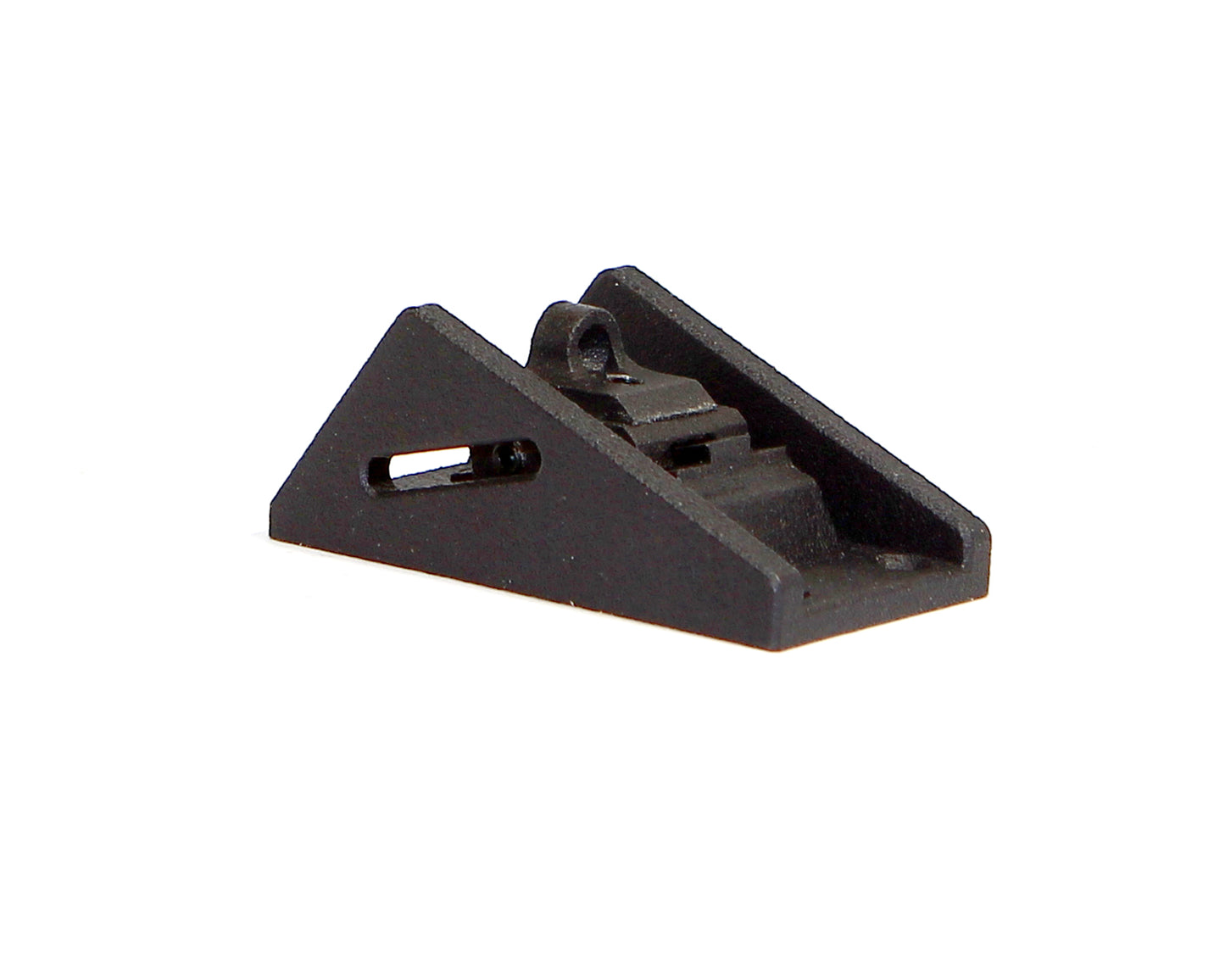 Triangular peep sight assembly