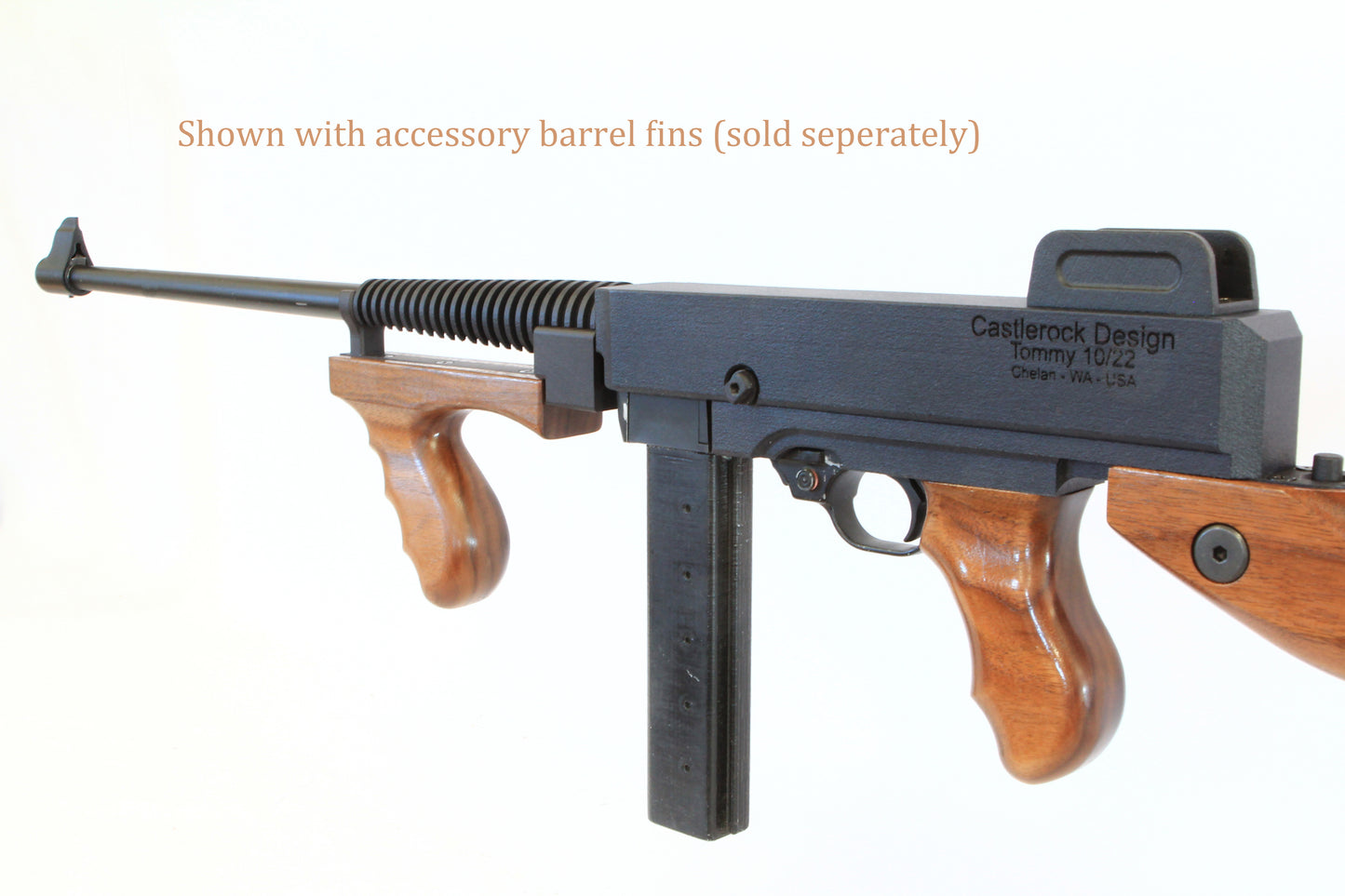 Walnut stock Gangster Tommy Kit (Vertical Grip)